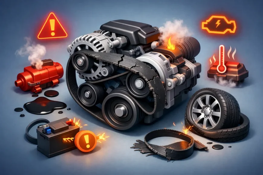7 Signs of Bad Serpentine Belt Trouble