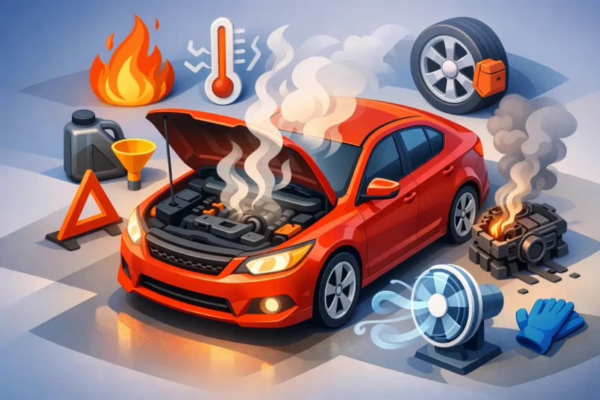 Why Does My Car Smell Hot? Causes and What to Do
